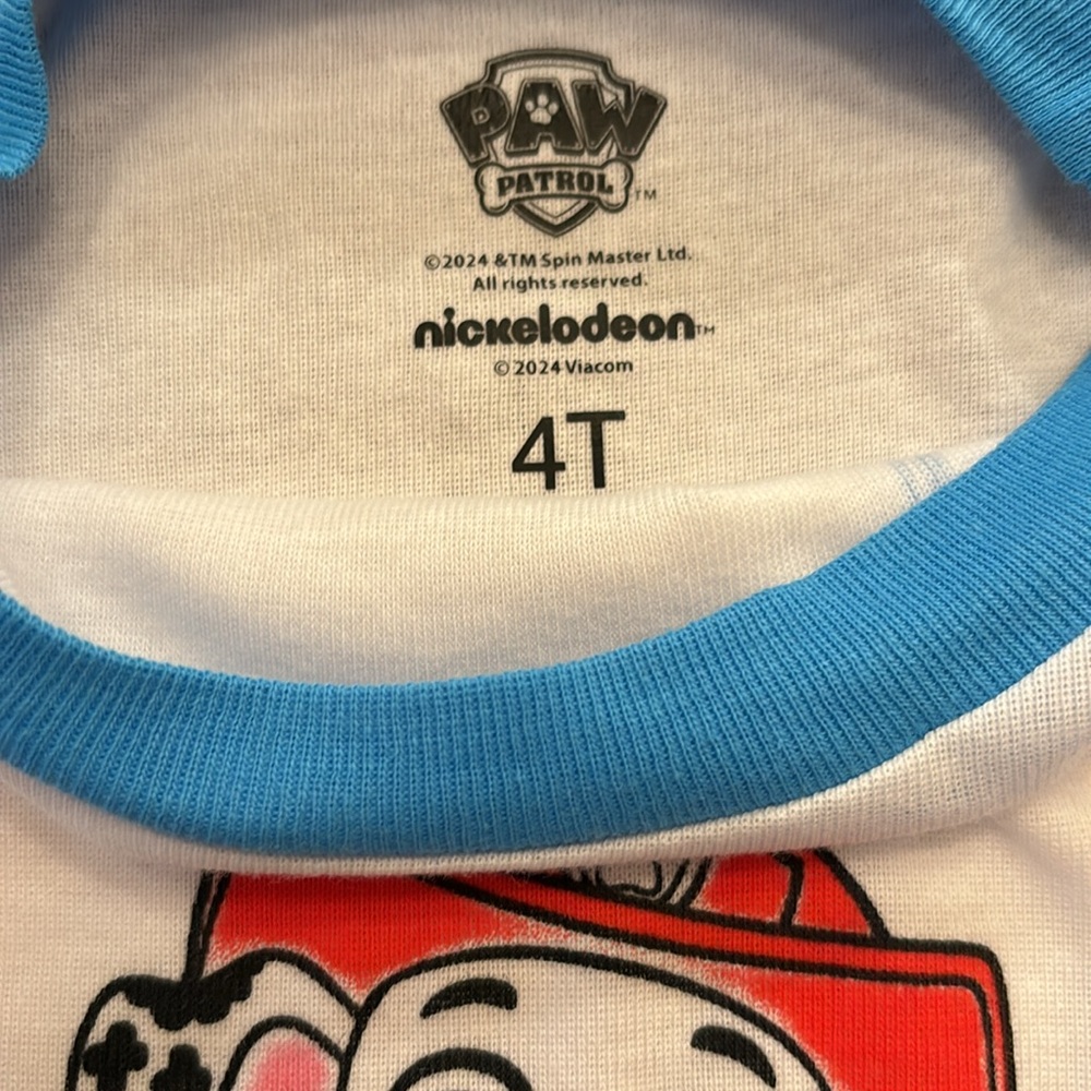 NWT Nickelodeon Paw Patrol Pajamas - Picture 4 of 4